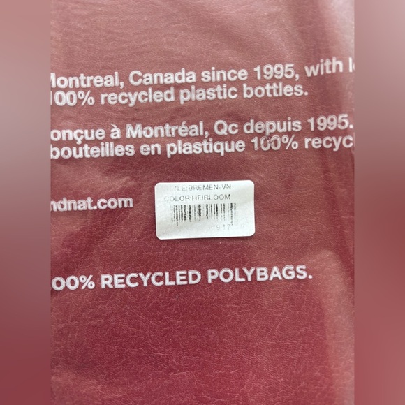 Matt & Nat Bremen Vegan Leather Backpack Heirloom Red – Brand New Sealed - Picture 5 of 13